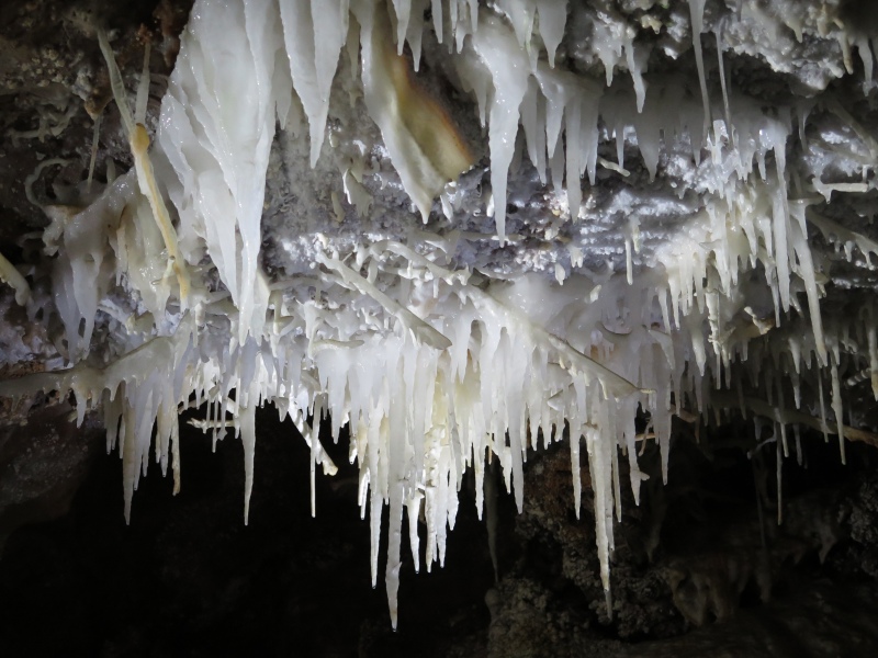 crystal stalactites